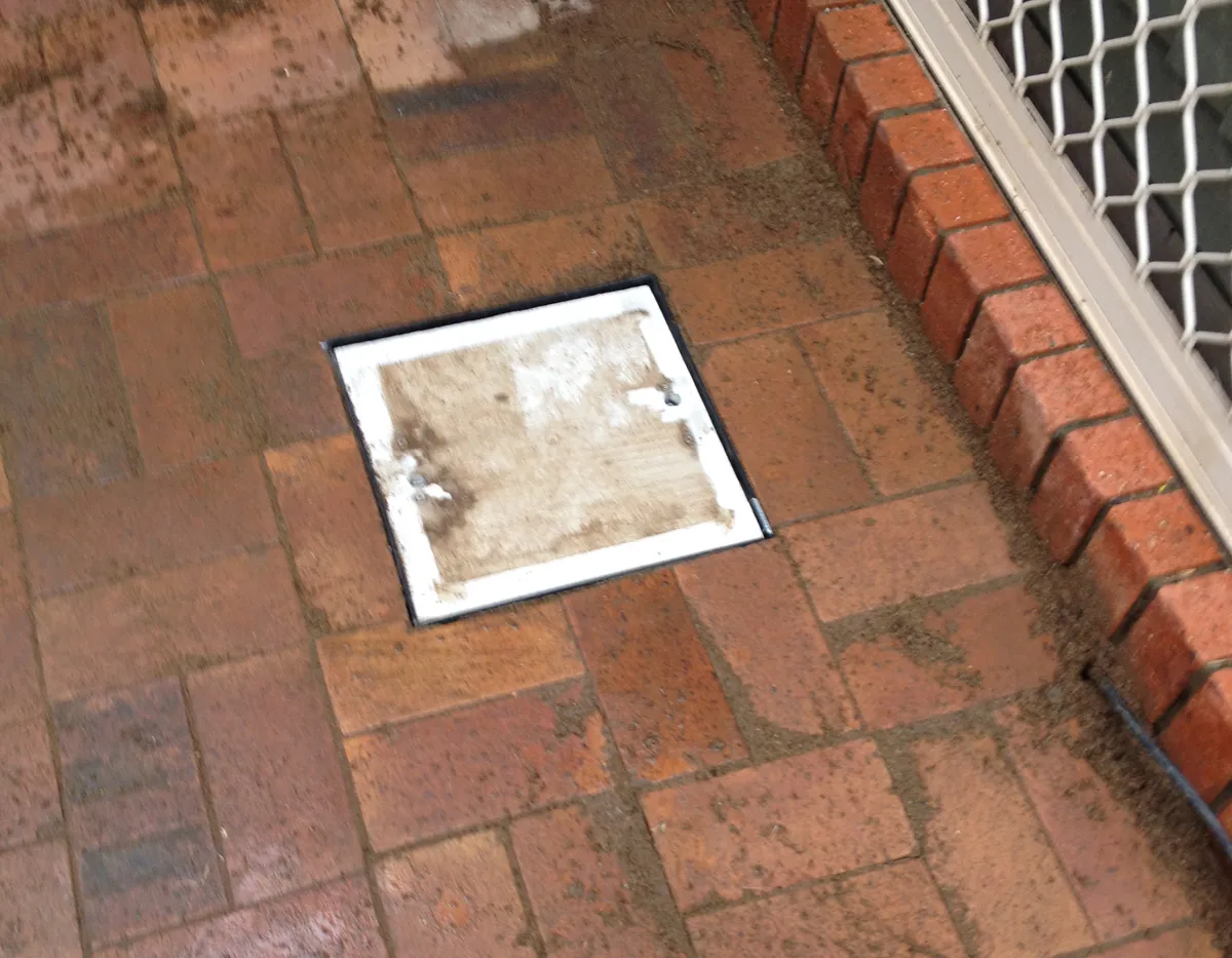 Clean site after seepage control installation